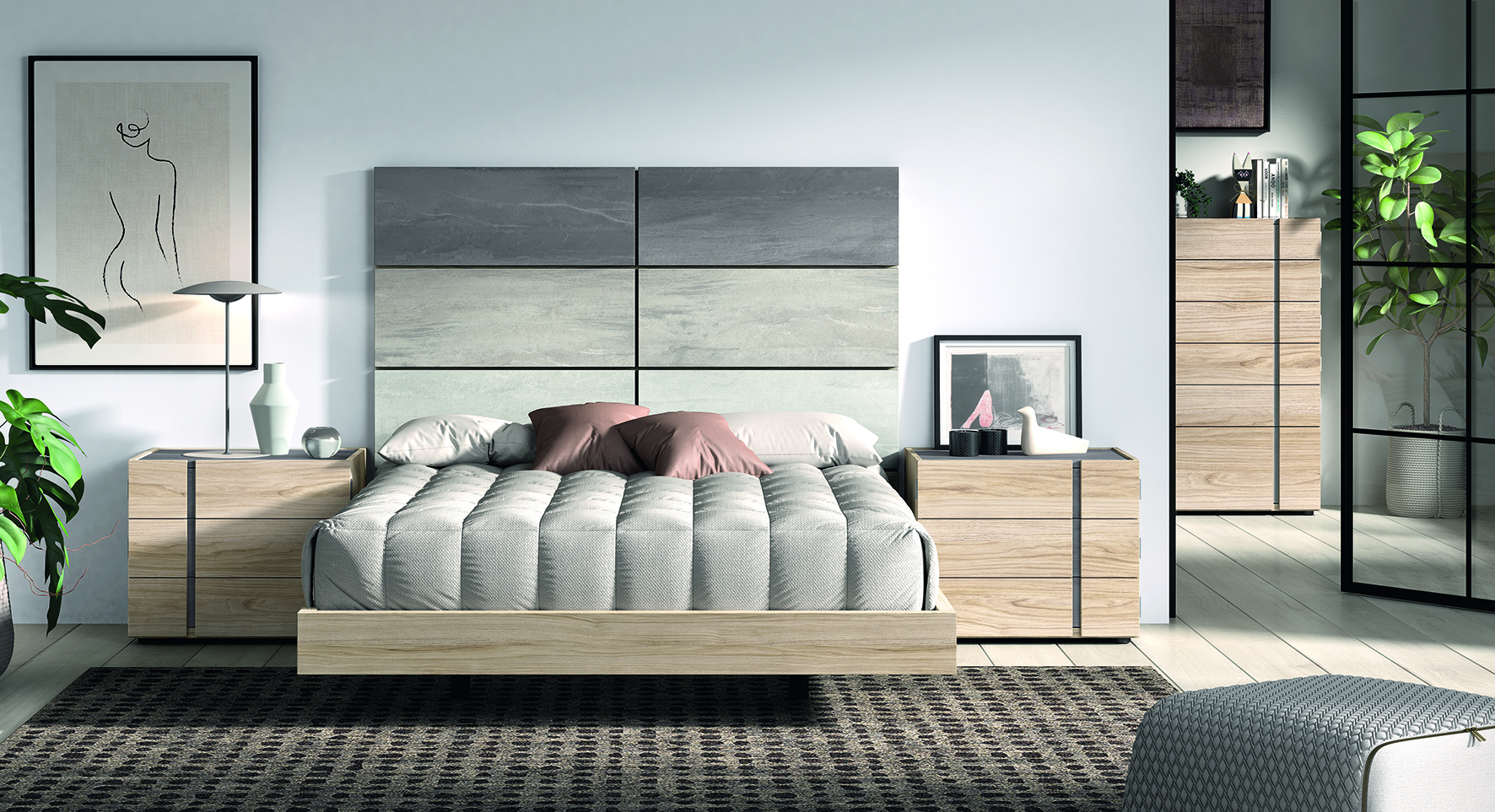 COMP-28 Dormitorio de matrimonio C-028 - Imagen 1